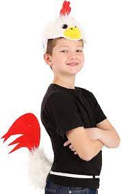 Chicken Plush Headband & Tail Kit