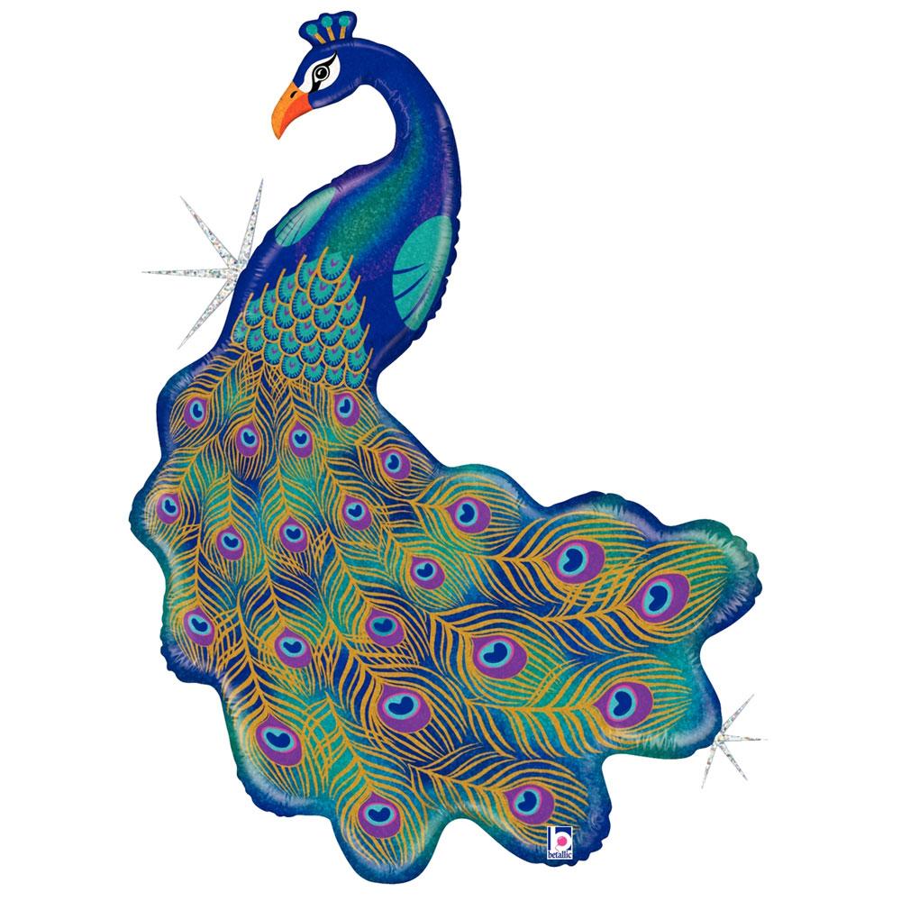 Glitter Peacock - 42"