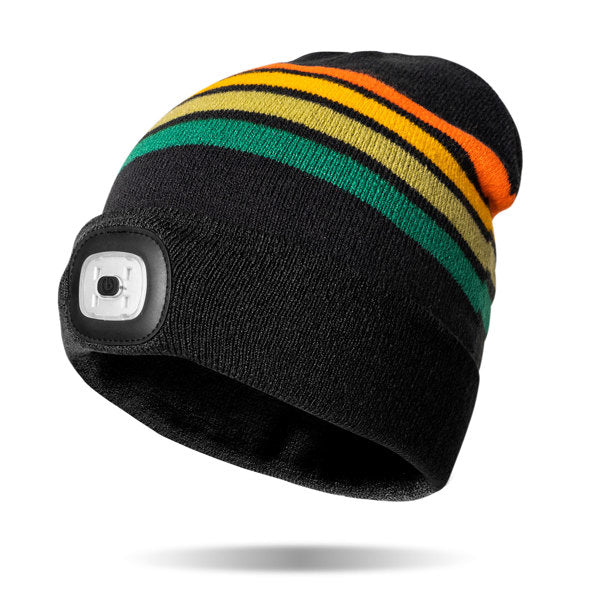Night Scope Rechargeable LED Beanie - Knitted