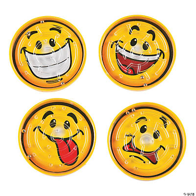 Round Smile Face Puzzles 8ct