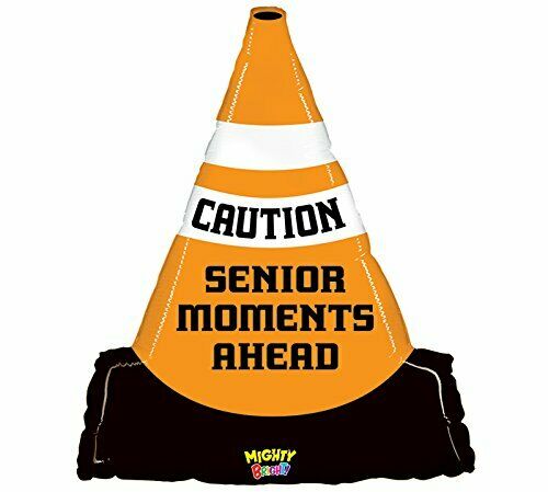 Caution Senior Moment Traffic Cone - 27"