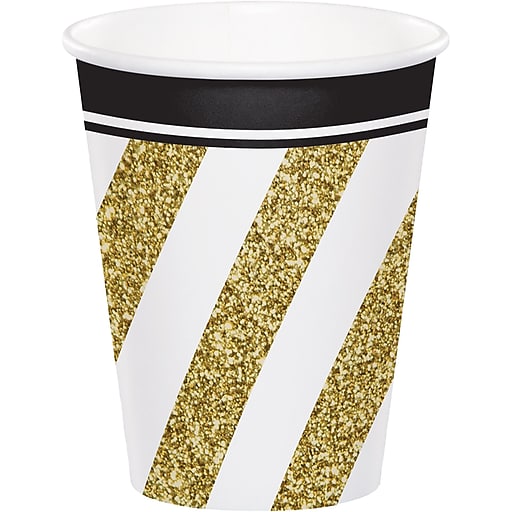 Cups - Black and Gold 8ct