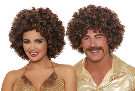 Unisex Afro Wig - Brown