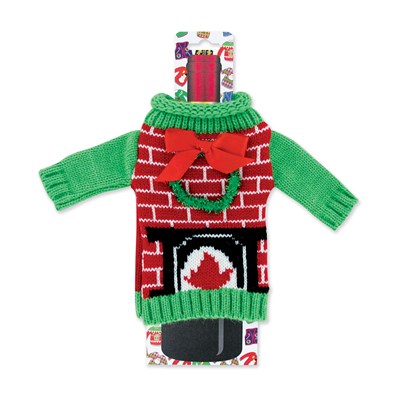 Ugly Sweater Knitted Wine Bottle Sweater