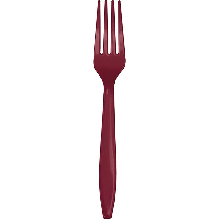 Forks - Burgundy 24ct